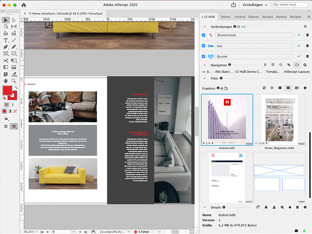 screenshot of CI HUB Connector
